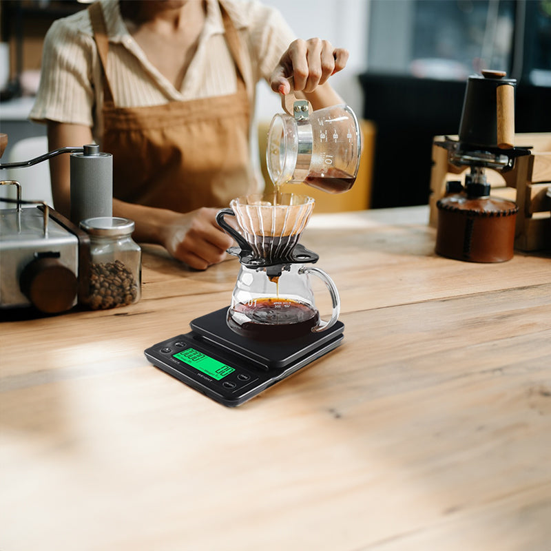 Precision Coffee Scale with Timer - Digital Kitchen Scale 5kg/0.1g Accuracy