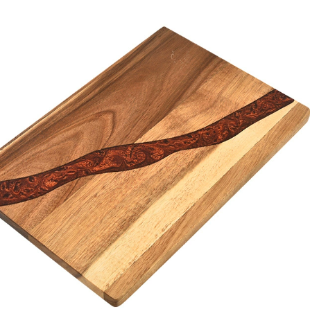 Ocean Wave Epoxy Resin Acacia Wood Cutting Board