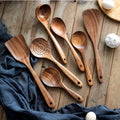 7-Piece Wooden Kitchen Utensil Set